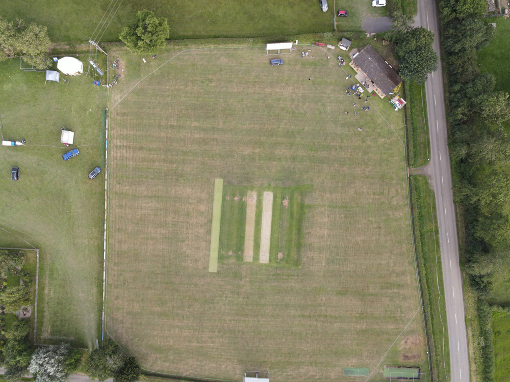 Bitteswell Cricket Club aerial view